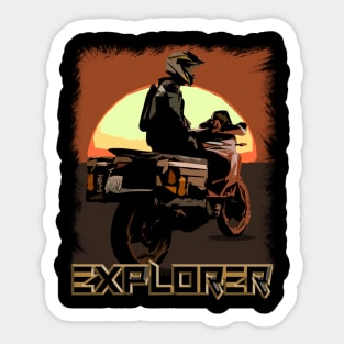 Explorer - Sunset Sticker